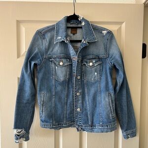 XS Joes Jeans Distressed Denim Jacket